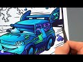 disney pixar cars lightning mcqueen tuner cars coloring book pages