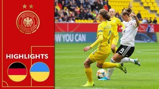 Germany vs. Ukraine 8-0 | Highlights | Women's Euro Qualifiers