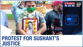 'Justice for Sushant Singh Rajput' protest stages in Delhi, pressure mounts for CBI