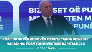 Koalicioni për Kosovën Fituese takon bizneset, Haradinaj premton investime kapitale 25%