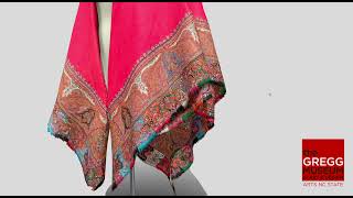 Gregg Museum 3D Model - 19th c. Paisley Shawl