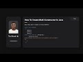 how create multiple constructor in java  | JAVA TUTORIAL |