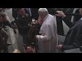 Pope Francis leaves hospital after treated for bronchitis