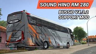 Kodename Sound HINO RM280 432 | BUSSID V4.3.2