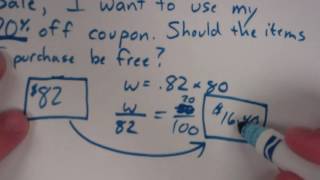 Two step percent problems