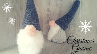 Crochet Christmas Gnome tutorial STEP by STEP