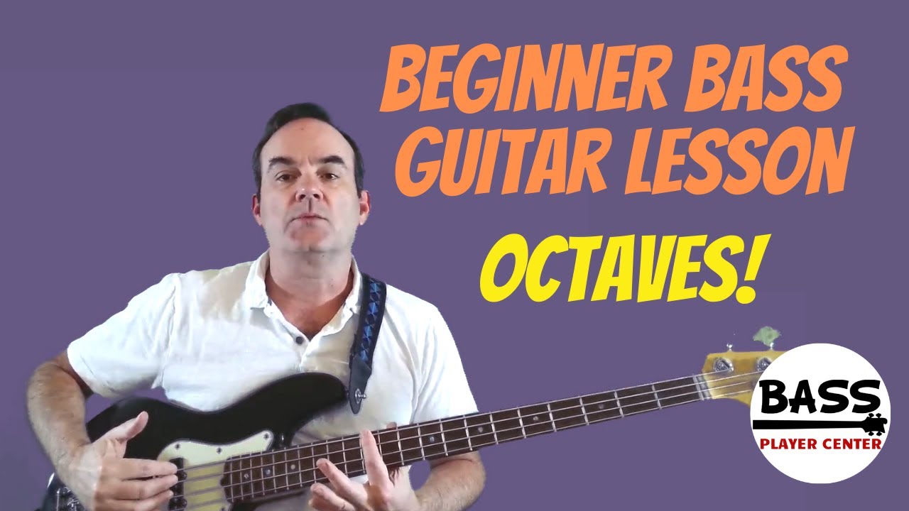 Beginner Bass Guitar Lesson - The Octave And Octave Pattern - YouTube