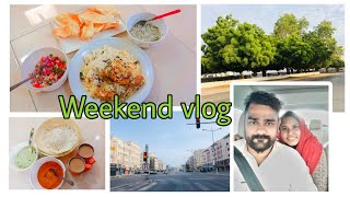 Weekend vlog / ഞങ്ങളുടെ ആഴ്ചയിലെ ഒരു ദിവസം /bawshar city/chicken biriyani recipe