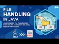 Java Program for Copy Data from one file to another file using Byte Stream Classes | File Handling .