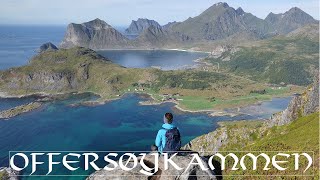 ⛰ #Offersøykammen ⛰436m- #Lofoten 🌄- #Leknes Hike up and down- #Norge #Norway🌞