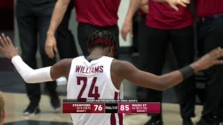 WSU MBB: Highlights vs. Stanford 2/20/21