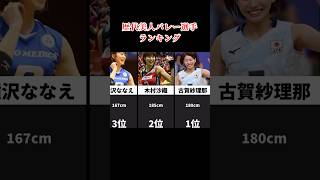 歴代美人バレー選手ランキング#バレーボール #女子バレー #美人アスリート #ランキング