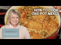 Martha Teaches You How To Cook One-Pot Meals | Martha Stewart Cooking School S4E2 