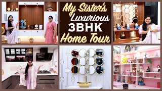 3BHK Flat tour | Home Tour | home interior | Modular Kitchen l Beautiful Interior | Telangana Pilla