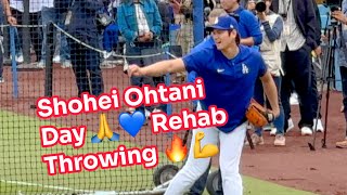 Ohtani 大谷 翔平 Rehab Throwing Just Now 5/17/2024