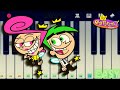 The Fairly OddParents | THEME SONG | EASY Piano Tutorial