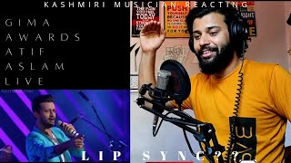 Kashmiri Musician Reacting LIVE ATIF Aslam In GIMA (the only problem with this performance is?)