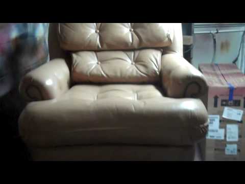 Urine and Color Damaged Leather Furniture Restoration Urine and Color Damaged Leather Furniture Restoration