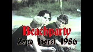 Beachparty Zomer 1986  ZOPO Horst Netherlands