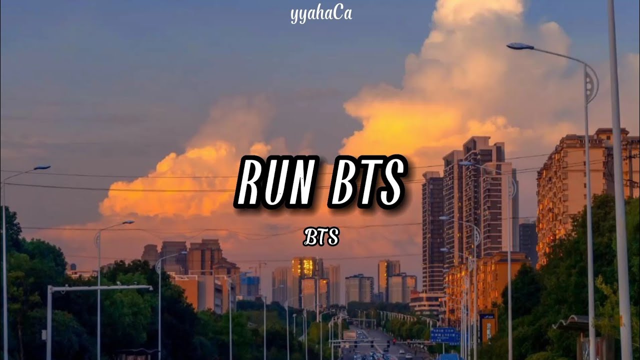 🎵 BTS _ RUN BTS (easy Lyrics) - YouTube