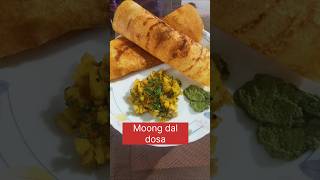 Crispy Moong dal Dosa | Healthy breakfast Dosa #newrecipevarsha #shorts #recipe #viral