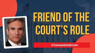 What is the Role of the Friend of the Court?