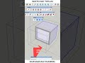 Sketchup Tips 20 Multiple Section #shorts