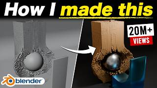 How I Created My 20M View 3DCG in Blender - Rigid Body Physics for Beginners