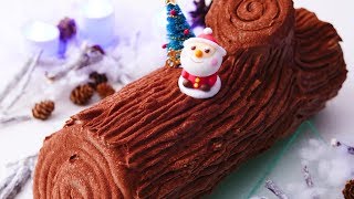 [Xmas] Buche de Noel ~ ☆ ブッシュドノエルの作り方 [クリスマス]【料理レシピはParty Kitchen🎉】