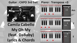 Camila Cabello My Oh My (feat. DaBaby) Lyrics & Chords