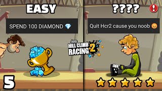 5 RAREST Challenges In HCR2 #5 🥶 Hill Climb Racing 2