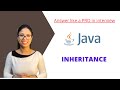 OOPS Concepts: Inheritance in java | Why java class doesn't support multiple inheritance ?