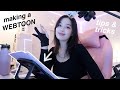 WEBTOON VLOG: how i make webtoon backgrounds with ACON3D, digital art process & tips