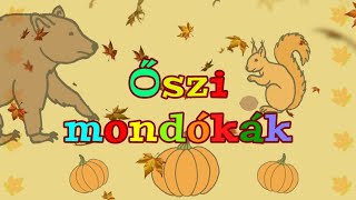 10 ŐSZI mondóka gyerekeknek