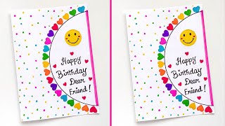 🎂 Happy Birthday Greeting Card 🎂 | Easy \u0026 Beautiful Birthday Card | How to Make Easy Birthday Card