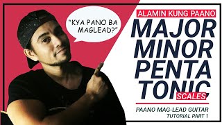 Paano Mag Lead Guitar Tutorial Part 1 - Tagalog - Major, Minor, Minor Pentatonic Scale #leadguitar
