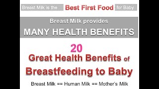 20 Great Health Benefits of Breastfeeding to Baby 24August23