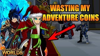 AQW - I wasted my Adventure Coins and now I'm sad...