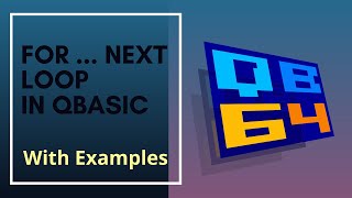 FOR... NEXT Loop in qbasic ( recorded class day 2 )