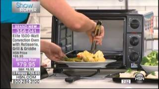 Kelly Diedring Harris presents the Elite Toaster Oven on HSN; July 2014