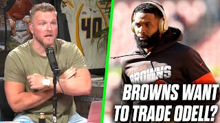 Pat McAfee Reacts To The Browns Looking To Trade Odell Beckham Jr Rumors