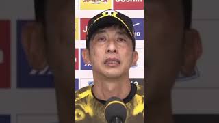 矢野監督 劇的サヨナラ勝利で男泣き！ #shorts