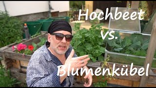 ACHTUNG! Vorteile und Nachteile vom Hochbeet vs. Pflanzkübel/Blumenkübel/Blumentopf welche Pflanzen