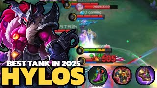 BEST TANK IN 2025? | HYLOS RANK GAMEPLAY | MOBILE LEGENDS: BANG BANG