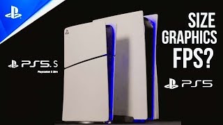 PS5 Slim vs PS5 Size, Hardware Details and Graphics Comparison