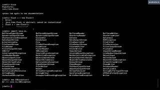 JShell Basics 11 - Imports