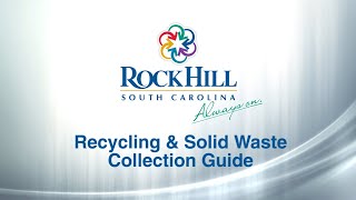 Recycling and Solid Waste Collection Guide