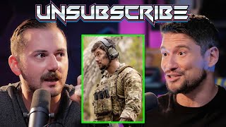 Cop Stories vs Military War Stories ft. Admin Results & Brandon Herrera | Unsubscribe Podcast Clips