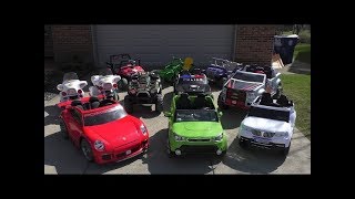 10 Power Wheels Collection, Kids Cars, Electric Vehicles, SporTrax, Kid Trax F150 Porsche 911
