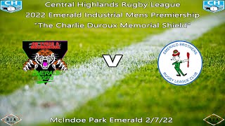 Emerald Tigers v Emerald Brothers Round 12.McIndoe Park 2022